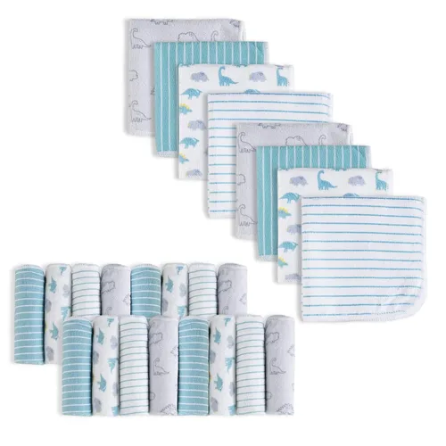 Miniatura 11 de softan Toallitas para bebé, paquete de 24 toallitas de baño para bebé extrasuaves y ultra absorbentes, toallitas faciales para bebé unisex