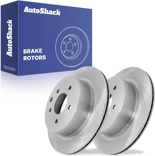 AutoShack Rotores de freno trasero | Reemplazo para Infiniti G35 Nissan 350Z Qashqai X-Trail 2008-2020 Rogue 2011-2025 LEAF 2014-2015 Rogue Select