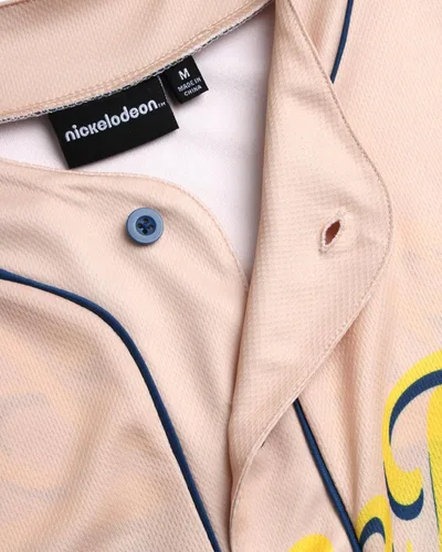 Miniatura 5 de Nickelodeon Camiseta de béisbol de Bob Esponja para mujer, camisa de uniforme de moda, camiseta con botones para mujer, S-L
