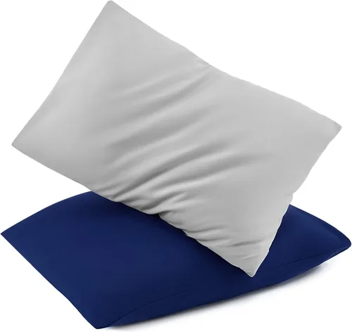 TILLYOU Paquete de 2 fundas de almohada para niños pequeños con cierre de sobre, 13 x 18 pulgadas, fundas de almohada de microfibra suave y sedosa