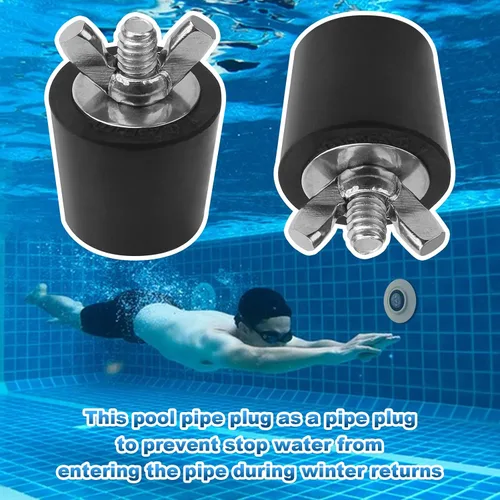 Miniatura 4 de Tapones de retorno para piscina, tapón de desnatador de piscina, tapones de congelación de piscina de 1 pulgada, tapones de goma para el invierno