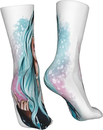 Miniatura 3 de NALCKA Karol Singer G Socks Super Soft Crew Sock Personalidad Resistente al Olor Antiolor Unisex Calcetines Deportivos Calcetines Bajo 16 pulgadas