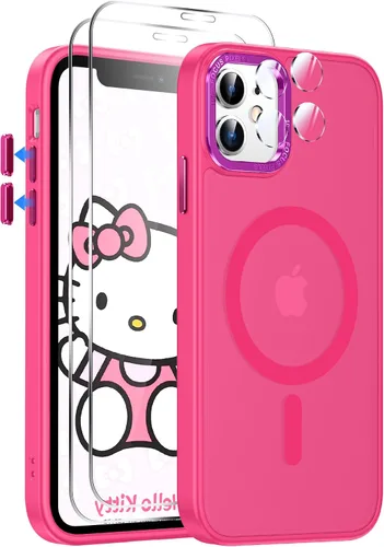 Miniatura 10 de LeYi Funda para iPhone XR: con protector de pantalla X2 + 2 funda para cámara [compatible con MagSafe] Funda protectora magnética i iphoneXR