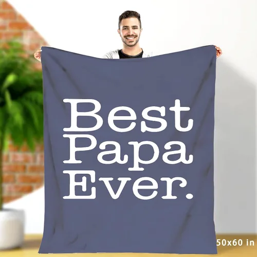 Miniatura 6 de Manta para papá, regalos para papás o abuelo de parte de nietos, manta suave para el abuelo, regalo del día del padre, regalo de Navidad para papá
