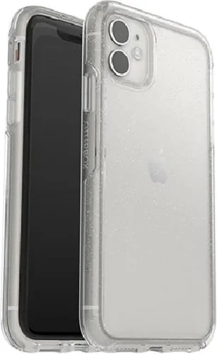 Miniatura 3 de OtterBox Symmetry Clear Series - Funda para el iPhone 11, diseño de estrellas (color plateado y transparente)