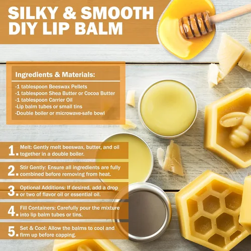 Miniatura 7 de Gránulos de cera de abejas amarillas de 2 libras a granel 100% puro y natural, triple filtrado para el cuidado de la piel, cara, cuerpo y cabello