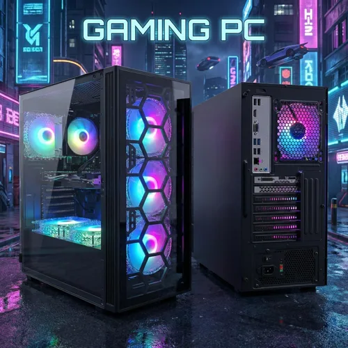 Miniatura 3 de STGAubron Computadora de escritorio para videojuegos, GeForce RTX 2060 Super 8G, Intel Core i7 hasta 3.9G, 32G RAM, SSD de 1 TB, WiFi 6, BT 5.0