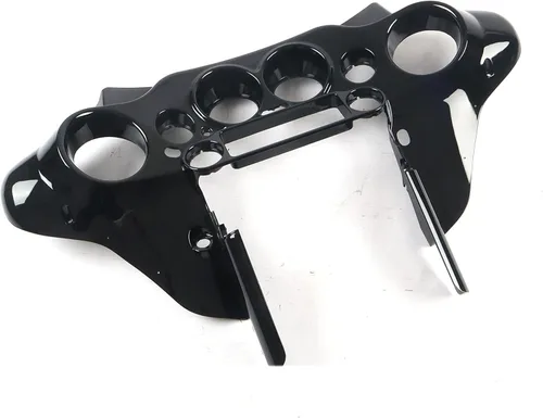 Miniatura 2 de Carenado interior negro brillante Batwing delantero compatible con Harley Harley Davidson Touring Street Glide Electra Glide FLHT Ultra Classic