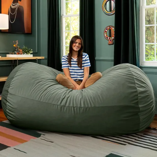 Miniatura 13 de Puff/tumbona gigante Saxx de la marca Jaxx, Camel