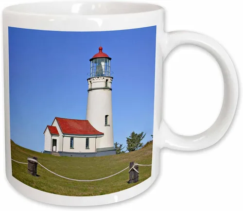 Miniatura 13 de 3dRose Taza de café, tamaño – 11oz – Faro de Cabo Blanco SP, Port Orford Oregon – US38 MGI0164 – Mark Gibson Lighthouses – divertido regalo de taza