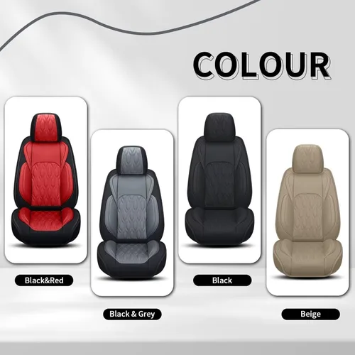 Miniatura 8 de DISUTOGO Fundas para Asientos de Coche Compatibles con Toyota 4Runner 2003-2024 2025 2026: Fundas para Asientos Delanteros Impermeables de Piel