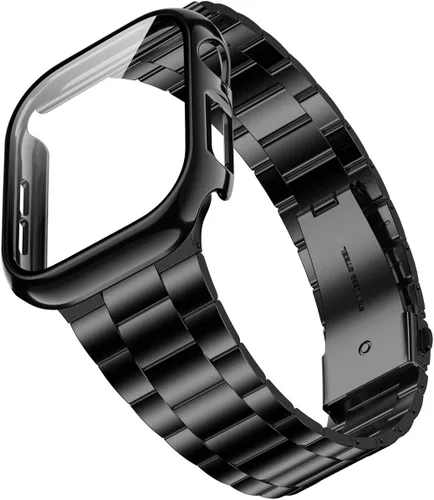Miniatura 16 de Wolait Compatible con Apple Watch Band de 1.929 in 1.811 in 1.772 in 1.732 in 1.654 in 1.496 in 1.575 in 1.614 in, correas de acero inoxidable