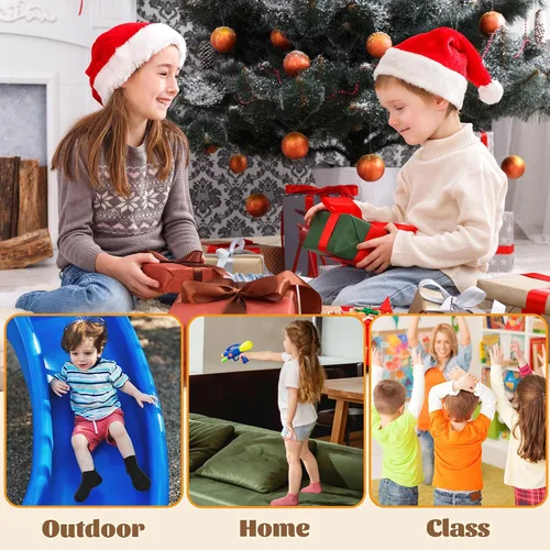 Miniatura 6 de HYCLES 15 pares de calcetines para niños pequeños, calcetines de agarre para niños de 6-12 meses 1-7 años, calcetines de tobillo antideslizantes