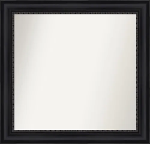 Miniatura 75 de Amanti Art Espejo personalizado, espejo de baño negro Astor, espejo de pared o espejo de tocador de baño sobre el fregadero (25 x 25 pulgadas)