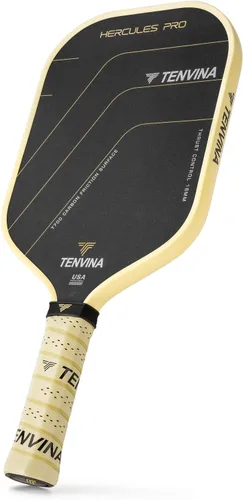 TENVINA Pickleball Paddles, Thermoformed T700SC Carbon Fiber Pickleball Paddle, Pickle Ball Paddle USAPA Approved with Dominant Power and Larger