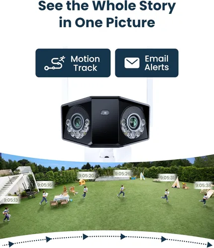 Miniatura 4 de Cámara de seguridad REOLINK WiFi de 16MP para exteriores, ángulo ultra amplio de 180°, Duo 3 WiFi, Wi-Fi 6 de 2.4/5GHz, detección inteligente