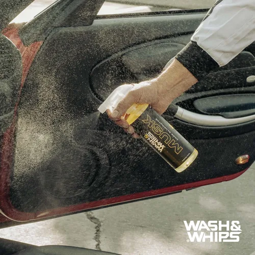 Miniatura 2 de WASH&WHIPS Musk - Eliminador de olores sin perfume, neutraliza los malos aromas, olores y humo del interior del automóvil, ropa, cuero, alfombras