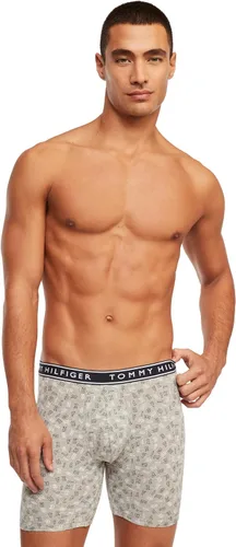 Miniatura 4 de Tommy Hilfiger Calzoncillos tipo bóxer elásticos de algodón para hombre (4 unidades)