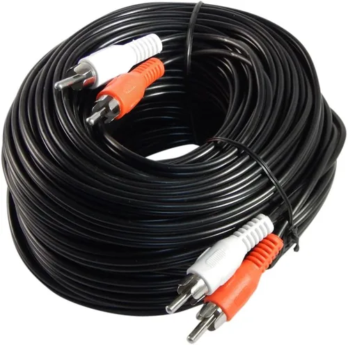 Your Cable Store Cable de audio RCA de 75 pies de 2 machos a 2 machos