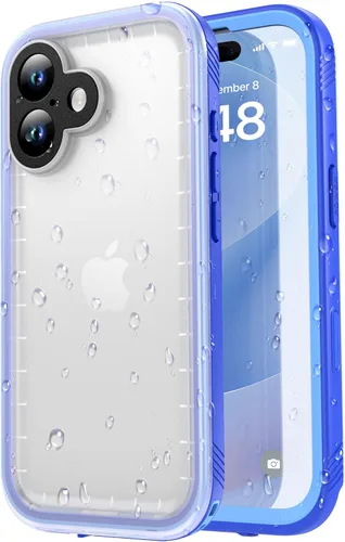 Miniatura 52 de SPORTLINK Funda para iPhone 15 Pro Max, IP68 resistente al agua, protección militar, cuerpo completo, resistente, a prueba de golpes, sellado 360, a