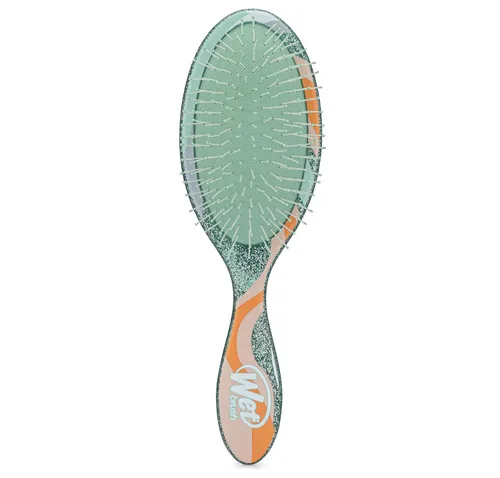 Miniatura 2 de Wet Brush Cepillo desenredante original, neutro (vórtice con brillantina), cerdas IntelliFlex ultrasuaves, cepillo desenredante que se desliza a