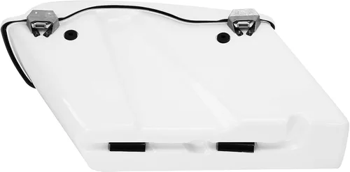 Miniatura 5 de Alforjas rígidas con soportes de conversión cromados para Harley Davidson 1984-2017 Softail Modelos FLST, FLSTC, FLSTF, FLSTN FLSTS, Rojo