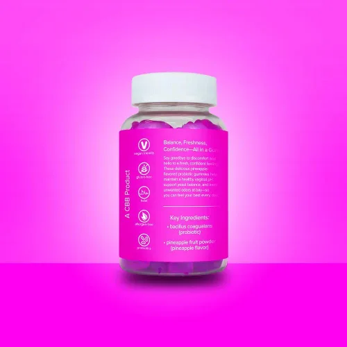 Miniatura 2 de Curvy Body Bears CBB Perfect PH - Gomitas probióticas para mujeres con vitamina C Suplemento diario de bienestar femenino Sabor a piña 60