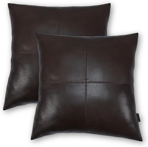 Miniatura 20 de Funda de almohada de piel de cordero – Funda de cojín para sofá, fundas decorativas para sala de estar o dormitorio de 20 x 20 pulgadas – Caja