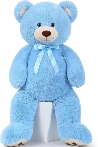 MorisMos Oso de peluche gigante de 47 pulgadas Animal de peluche de 4 pies, Oso de peluche grande para baby shower, Regalos de oso de peluche de