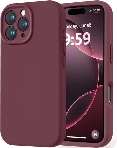 Miniatura 211 de LOVE 3000 Compatible con Funda para iPhone 15, [Cámara de Cobertura Completa de Silicona Suave] [Protección contra Caídas de 8 pies], Forro de Negro