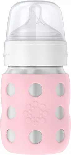 Miniatura 14 de Lifefactory Biberón de cuello ancho aislado al vacío de acero inoxidable de 8 onzas con pezón para sorber, melón, LS2251WCA4 Cantaloupe