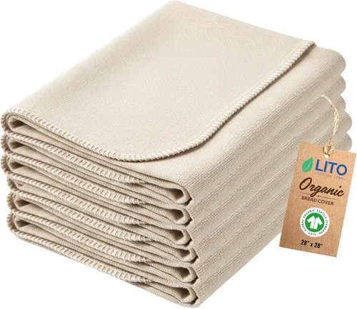 Miniatura 51 de Toallas de saco de harina Toalla de té para manualidades, plato de cocina, toalla de algodón en blanco para bordado, funda de lino para hornear