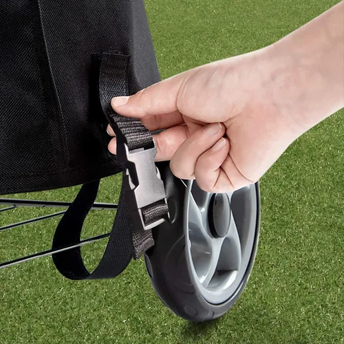 Miniatura 6 de Cubierta de Parrilla de 18 Pulgadas para Parrilla Redonda Cubierta Impermeable 600D Resistente Lona para Exteriores Cubierta de Parrilla BBQ