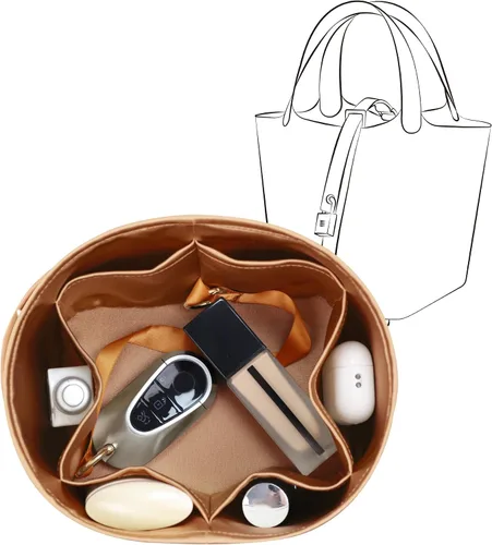 Miniatura 24 de Se adapta a Picotin 18 bolsas, inserto organizador de bolso de seda de alta calidad, suave al tacto y ligero, organizador de lujo con caja de regalo