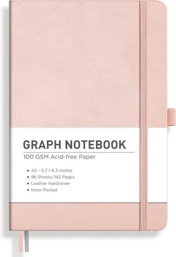 Miniatura 19 de RETTACY Cuaderno rayado, 192 páginas numeradas, tamaño A5 mediano (5.7 x 8.3 pulgadas), para hombres y mujeres, para hacer notas, escritura, trabajo