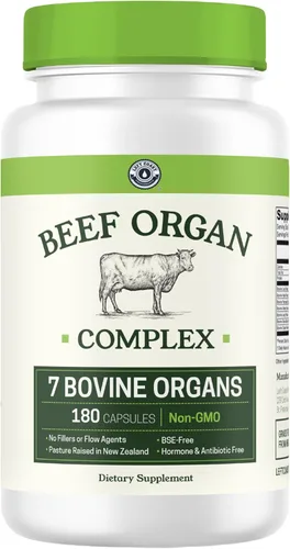 Miniatura 16 de Suplemento de médula ósea bovina, 100% alimentado con pasto y criado en Nueva Zelanda, liofilizado, probado en laboratorio de terceros, sin OMG, sin