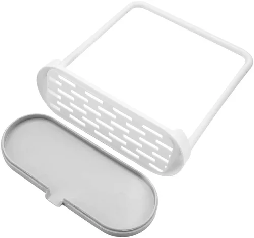 Miniatura 8 de Toallero de cocina para encimera de cocina, soporte para trapo, soporte para trapo, barra desmontable de cocina, toallero, organizador de Gris