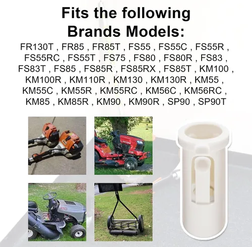 Miniatura 6 de deawater 4140-791-7207 41407917207 Funda de fijación, 5 unidades de repuesto de manguito de tubo de accionamiento compatible con Stihl Kombi System