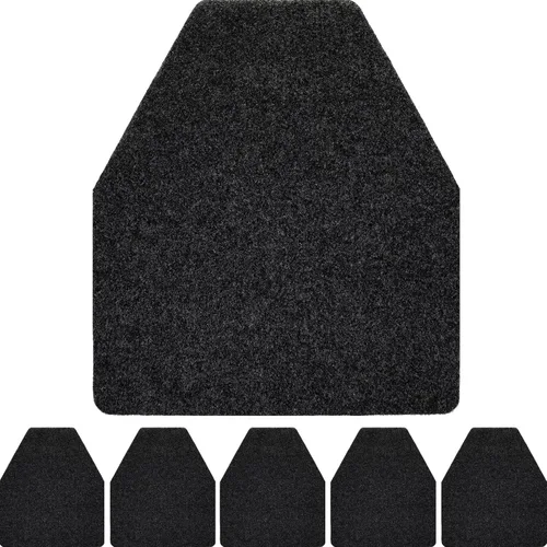 Nuanchu Paquete de 6 tapetes para orinario para hombres, antideslizantes, para uso comercial, altamente absorbentes, almohadillas de baño para baño