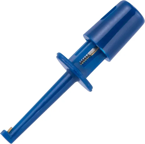 Miniatura 14 de Alwonder Alicates Hackle para atar moscas, 10 unidades, 8 colores, alicates de gancho de mosca, ganchos de punta larga de plástico, herramienta