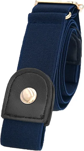 Miniatura 5 de Paquete de 34 cinturón invisible para mujer, sin hebilla, ajustable, elástico, elástico, para jeans, pantalones, vestidos