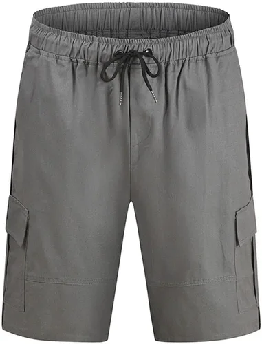 Pantalones cortos de carga para hombre, pantalones de colores con cremallera, pantalones deportivos de cinco piezas
