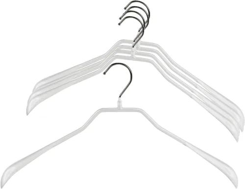 Miniatura 16 de Mawa by Reston Lloyd BodyForm Series - Percha antideslizante que ahorra espacio para chaquetas, trajes y abrigos, 16-1/2 pulgadas, estilo 42/L, Plata