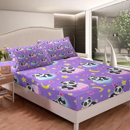 Miniatura 13 de Juego de sábanas de teñido anudado, estilo bohemio, psicodélico, hippie, teñido anudado, sábana bajera ajustable para niños, niñas, niños