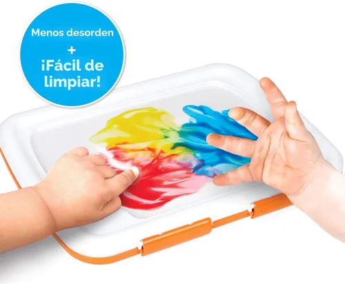 Miniatura 6 de Estación de Pintura sin Desorden de Crayola – Pintura Lavable para Dedos para Niños Pequeños, Regalos de Navidad para Nietos, Set de Artes