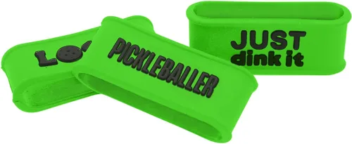 Miniatura 21 de Palms-O-Aces Juego de 3 bandas de agarre para paleta de pickleball – Bandas de silicona para paletas de pickleball para asegurar sobreempuñaduras e