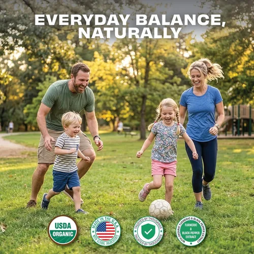 Miniatura 7 de Pomona Wellness Suplemento orgánico de cúrcuma de 2100 mg, USDA orgánico, sin OMG, vegano, curcumina de cúrcuma con pimienta negra para absorción