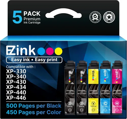 E-Z Ink Cartucho de tinta remanufacturado de repuesto para 288XL de alto rendimiento para usar con Epson XP-440 XP-446 XP-330 XP-340 XP-430 (2