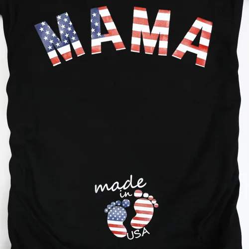 Miniatura 169 de GINKANA Blusas de maternidad de manga corta, diseño floral, fruncido, casual, para mamá, para embarazo
