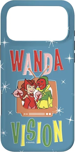 Miniatura 22 de Marvel WandaVision Wanda & Vision Retro TV Artwork - Carcasa para iPhone 17